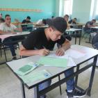  غنام تتفقد قاعات  امتحان التوجيهي في مدرسة ذكور  رام الله الثانوية