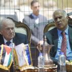 رئيس الاتحاد الدولي لكرة القدم يفتتح ملعب كرة قدم في دوار القرع قرب رام الله