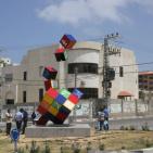 صمم بطريقة فنية.. تدشين نصب تذكاري للمعاقين بغزة