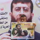 وقفة شعبية وسط غزة دعما للأسير خضر عدنان المضرب عن الطعام