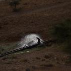 الاجواء الحارة تدفع المواطنين للاستجمام في عين العوجا