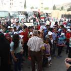 قافلة الشهيد ياسر عرفات السياحية لأطفال الشهداء والأسرى في نابلس