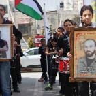 نابلس: وقفة تضامنية مع الأسرى والمضربين عن الطعام في سجون الاحتلال