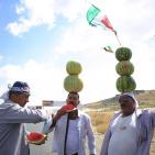 أبو حلوم ... بائع بطيخ محترف