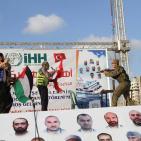 حفل احياء الذكرى الخامسة لشهداء أسطول الحرية في غزة