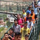 رحلة النادي الصيفي لمركز جبل النار إلى بلدة سبسطية