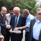 بالصور: وزارة الحكم المحلي وبلدية نابلس تفتتحان شارع يافا