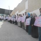 خانيونس: وقفة احتجاجية رفضا لتقليصات وكالة الغوث