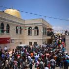 تشييع جثمان الشهيد عبد الله غنيمات في بلدة كفر مالك