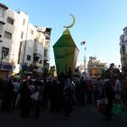انارة فانوس شهر رمضان إحتفالا باستقبال الشهر الفضيل في رام الله