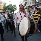 انارة فانوس شهر رمضان إحتفالا باستقبال الشهر الفضيل في رام الله