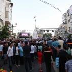 انارة فانوس شهر رمضان إحتفالا باستقبال الشهر الفضيل في رام الله