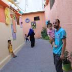 غزيون يلونون منازلهم بألوان حيوية مع بدء رمضان