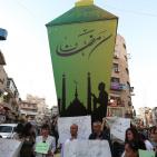 وقفة تضامنية مع الأسير خضر عدنان وسط رام الله