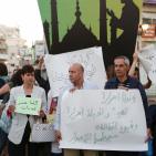 وقفة تضامنية مع الأسير خضر عدنان وسط رام الله