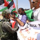 الاحتلال يقمع وقفة لاحياء ذكرى استشهاد أبو خضير قرب حاجز جبع