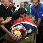 تشييع  جثمان الشهيد  محمد الكسبة “17 عاما” مخيم قلنديا شمال القدس.