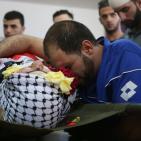 تشييع  جثمان الشهيد  محمد الكسبة “17 عاما” مخيم قلنديا شمال القدس.