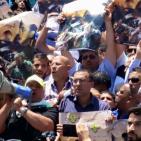 متظاهرون في  الاقصى ينددون بجرائم الاحتلال ويحييون ذكرى استشهاد ابو خضير