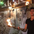 الخيمة الرمضانية لشركة جوال في مدينة نابلس