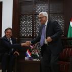وزير خارجية هولندا بيرت كوندرز يلتقي الرئيس ابو مازن في رام الله