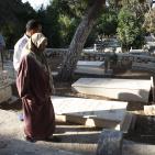 أهالي الشهداء وموتى المسلمين يزورون المقابر في العيد