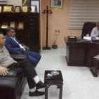 إدارة نادي قلقيلية الأهلي في ضيافة المحافظ رواجبة