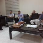 إدارة نادي قلقيلية الأهلي في ضيافة المحافظ رواجبة