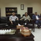 إدارة نادي قلقيلية الأهلي في ضيافة المحافظ رواجبة