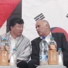 بحضور السفير الكوري اللواء الرجوب يتوج أبطال فلسطين للتايكواندو