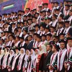 تحت رعاية الرئيس محمود عباس.. جامعة فلسطين بغزة تحتفل بتخريج 1300 طالب