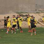 أهلي الخليل في غزة غزة مشاعر سعادة وحصة تدريبية