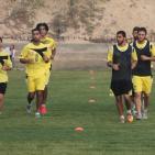 أهلي الخليل في غزة غزة مشاعر سعادة وحصة تدريبية