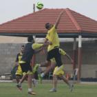 أهلي الخليل في غزة غزة مشاعر سعادة وحصة تدريبية