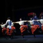 عرض لفرقة الفنون الشعبية الفلسطينية في مهرجان فلسطين الدولي