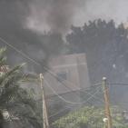 بالصور.. 4 شهداء وعدة اصابات بانفجار كبير في رفح