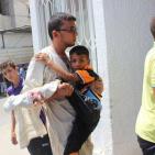 بالصور.. 4 شهداء وعدة اصابات بانفجار كبير في رفح