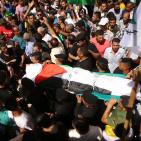 جماهير غاضبة تشيع جثمان الشهيد سعد دوابشة