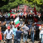 غزة: الجبهة الشعبية تنظم اعتصاماً حاشدا احتجاجاً على قرارات الأونروا الأخيرة