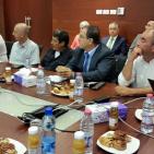 اجتماع صندوق الاستثمار مع المستثمرين في مقره في رام الله