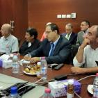 اجتماع صندوق الاستثمار مع المستثمرين في مقره في رام الله