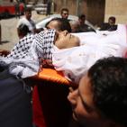 تشييع جثمان الشهيد رفيق التاج في طوباس