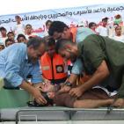 غزة: تخريج مخيمات أبناء الأسرى يتحول لتضامن مع الأسير محمد علان