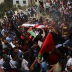 تشييع جثمان الشهيد ابو عمشة في كفر راعي بجنين