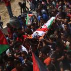 تشييع جثمان الشهيد ابو عمشة في كفر راعي بجنين