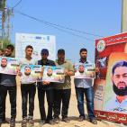 وقفة أمام معبر بيت حانون دعما للأسير محمد علان