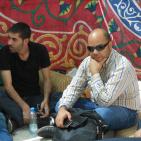 الخليل: خيمة اعتصام المكتب الحركي للمحامين تضامنا مع الأسير علان