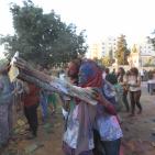 مهرجان حرب الالوان في رام الله