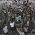 مهرجان حرب الالوان في رام الله