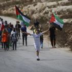 مواجهات في مسيرة النبي صالح الاسبوعية ضد مصادرة الاراضي